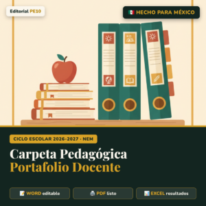 Carpeta Pedagógica Docente 2026-2027 EDITABLE