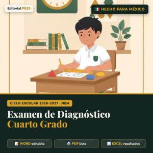 Examen de Diagnóstico Cuarto Grado 2026-2027