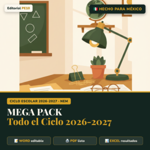 Mega Pack Todo el Ciclo 2026-2027 · Los 15 Materiales Completos (Diagnósticos + Gestión)