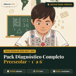 Pack Diagnóstico Completo 2026-2027 · Preescolar + Primaria 1° a 6°