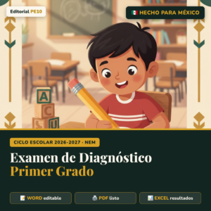 Examen de Diagnóstico Primer Grado 2026-2027