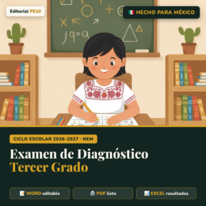 Examen de Diagnóstico Tercer Grado 2026-2027