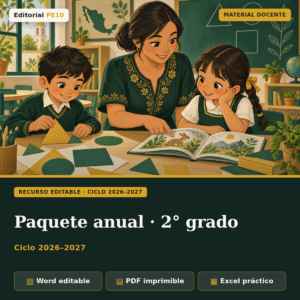 Paquete anual 2.º grado · 2026–2027