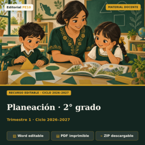 Planeación 2.º grado · trimestre 1 · 2026–2027