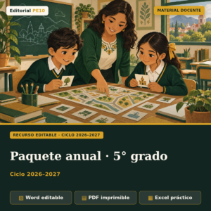 Paquete anual 5.º grado · 2026–2027
